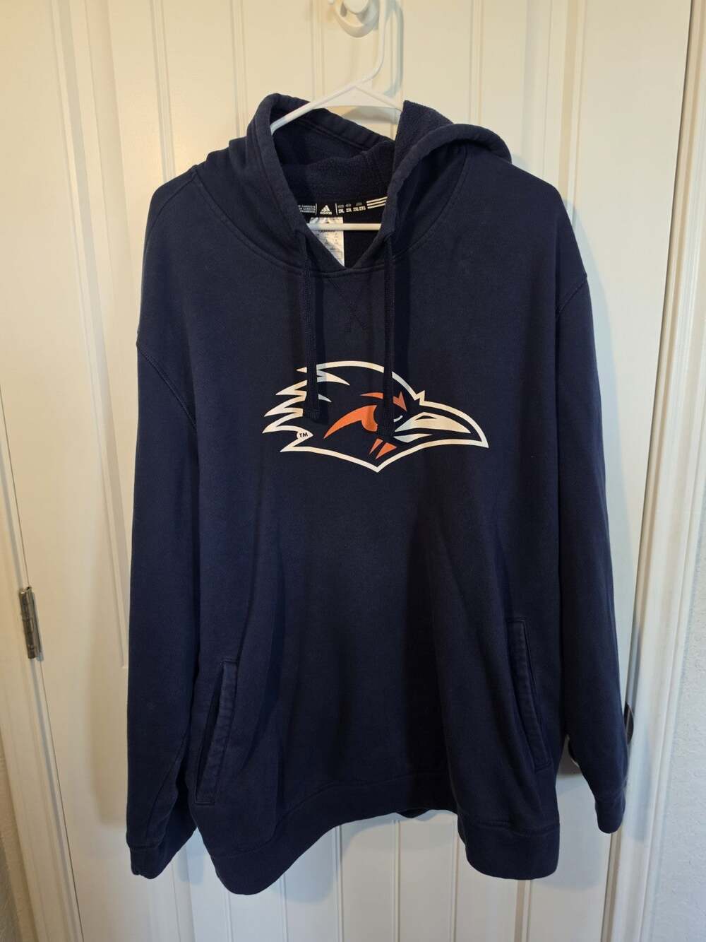 Adidas UTSA Roadrunners Hoodie Mens 2XL Navy Blue College Football Pullover